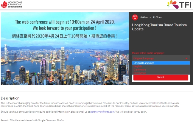 hong kong tourism board work plan